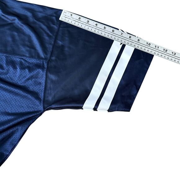 NFL Dallas Cowboys Dak Prescott #4 Jersey Men's Large Blue Mesh V-Neck Pullover - Picture 8 of 10